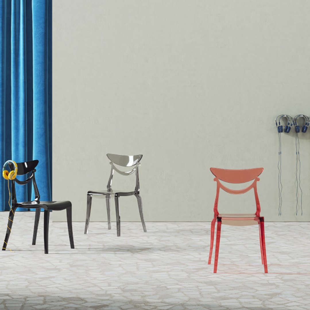 Marlene Outdoor Nylon Side Chair - Stackable