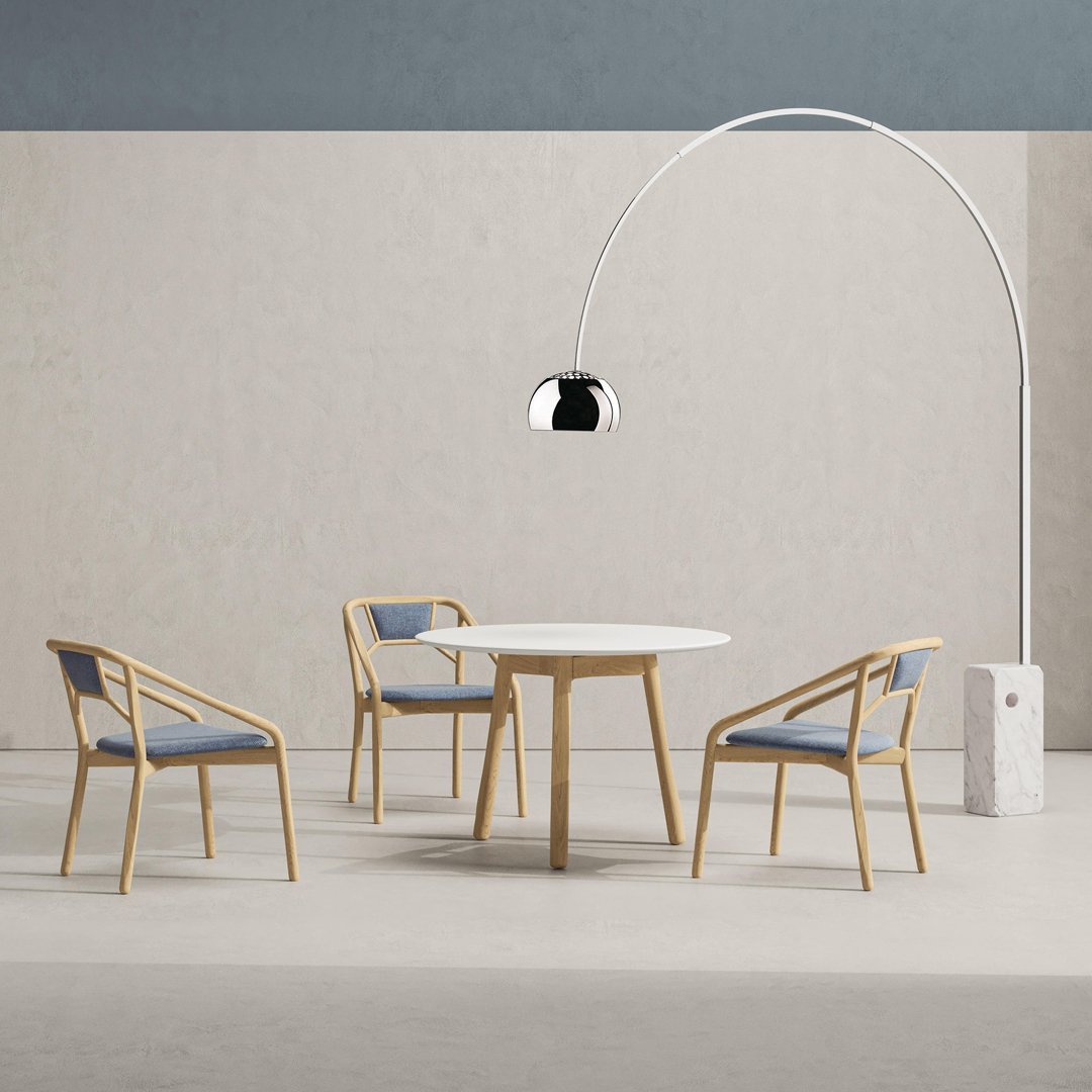 Marnie Armchair - Front Upholstered - Stackable