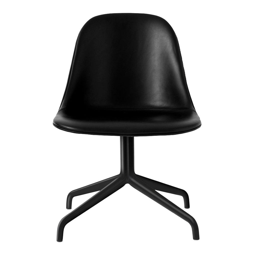 Harbour Side Chair Swivel Base Fully Upholstered Black