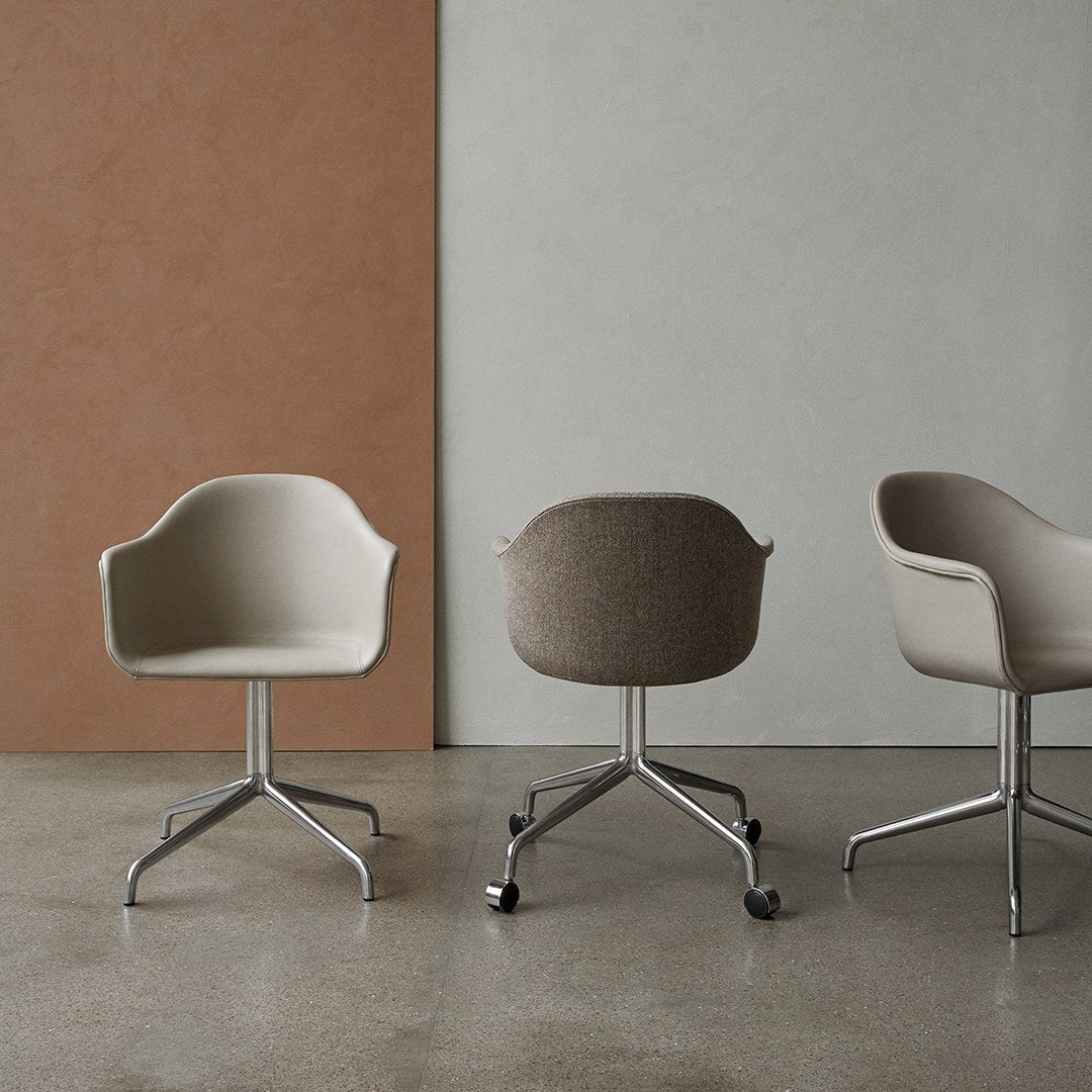 Harbour Chair - Swivel Base w/ Casters - Fully Upholstered