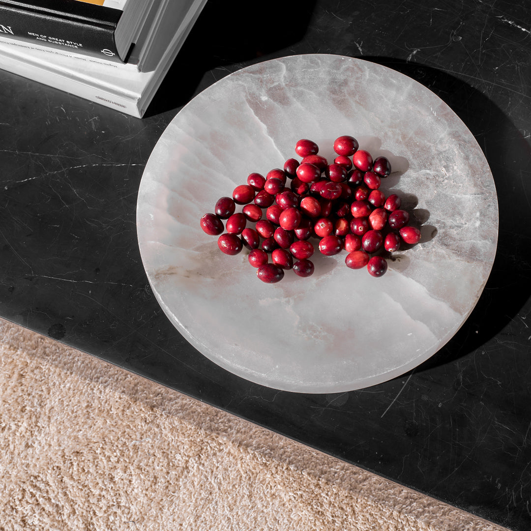 Marble Plinth Coffee Table - Low