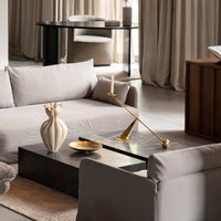 Marble Plinth Coffee Table - Low