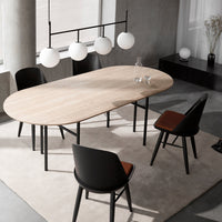 Marble Plinth Coffee Table - Low