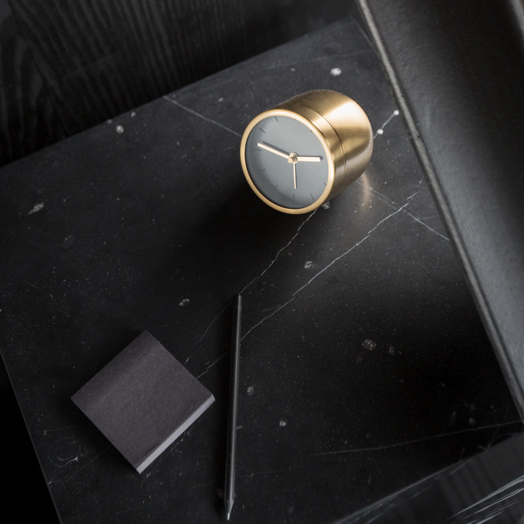 Marble Plinth Coffee Table - Low