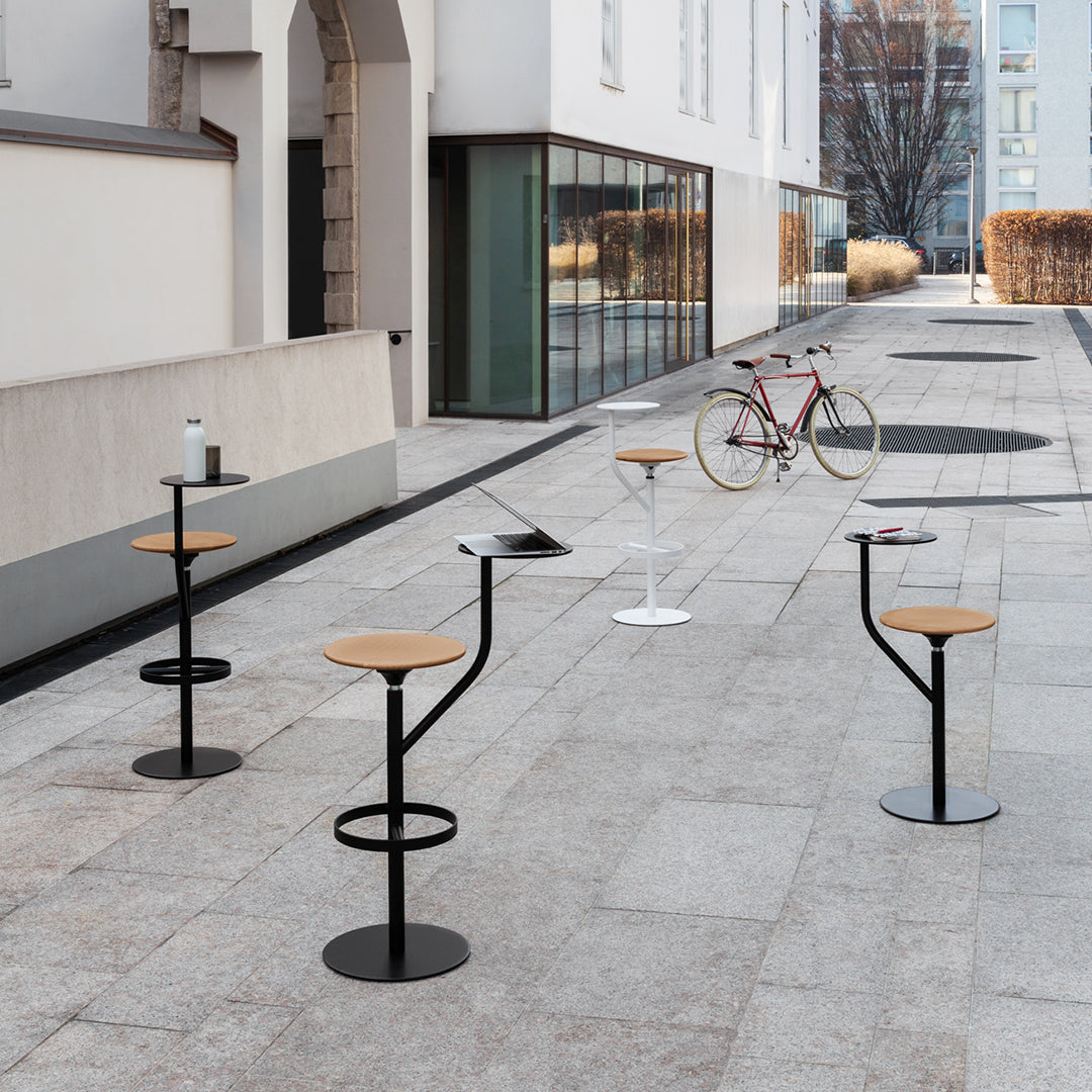 Aaron Outdoor Swivel Bar Stool