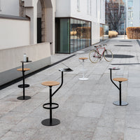 Aaron Outdoor Swivel Bar Stool