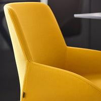 Noom Series 30 Armchair w/ French Seams - Metal Legs