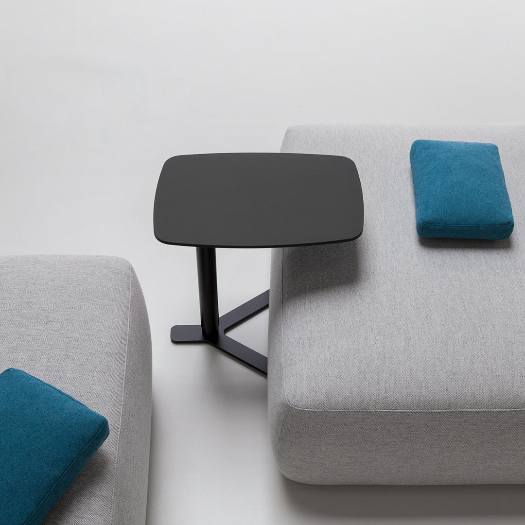 Yo Outdoor Side Table - Rectangle w/ Rounded Edge