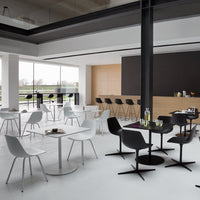 Miunn Dining Chair - Cross Base, Unupholstered