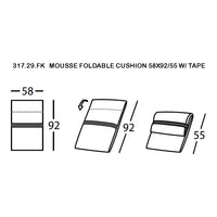 Mousse Foldable Cushion