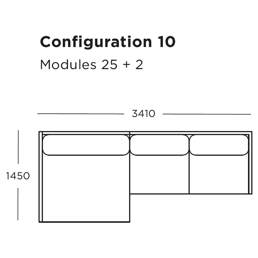 Maho Modular Sofa (Modules 25-28)