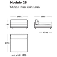 Maho Modular Sofa (Modules 25-28)