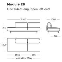 Maho Modular Sofa (Modules 25-28)