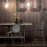 Mani Plastic Armchair - Sled Base - Stackable