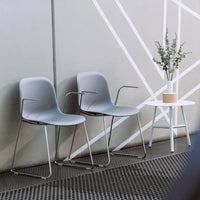 Mani Plastic Armchair - Sled Base - Stackable