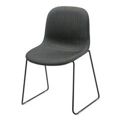 Mani Chair - Stackable Sled Base - Upholstered