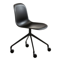 Mani Plastic Chair - 4-Star Swivel Base w/ Castors