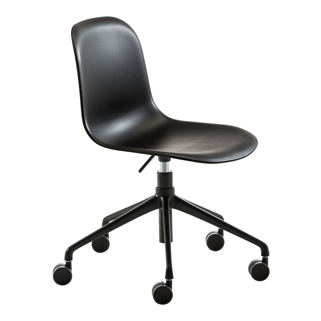 Mani Plastic Chair - 5-Star Swivel Base w/ Gas Lift & Casters
