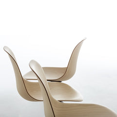 Mani Wood Chair - Swivel Spider Base