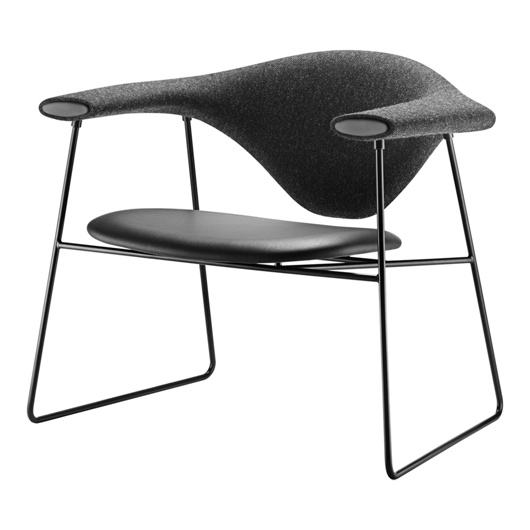 Masculo Lounge Chair - Sledge Base