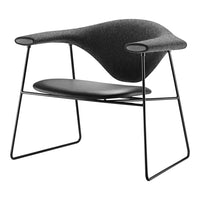 Masculo Lounge Chair - Sledge Base