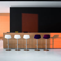 Miunn Bar Stool - Disc Base, Unupholstered