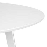 Sleek white oval table top with a smooth, glossy finish, perfect for modern minimalist aesthetics.