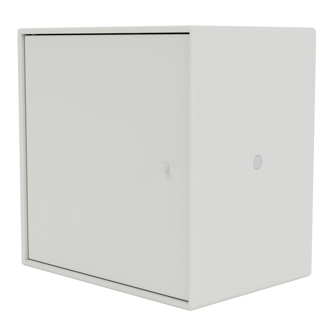 White cube storage cabinet with a smooth finish and simple design. Ideal for modern decor styles.