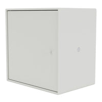 White cube storage cabinet with a smooth finish and simple design. Ideal for modern decor styles.