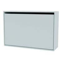 Modern light gray wall cabinet with a sleek, minimal design and smooth finish. Perfect for contemporary interiors.