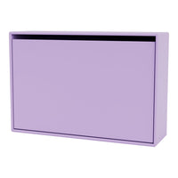 Stylish lilac storage box with a smooth finish and modern design, perfect for organizing your space.