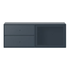 SL11 Classic TV Module - 1 Perforated Door, 2 Lacquered Drawers