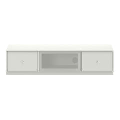 VJ16 Classic TV Module - 1 Perforated Door, 2 Lacquered Drawers