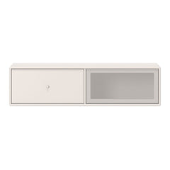 VL11 Classic TV Module - 1 Perforated Door, 1 Lacquered Drawer