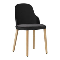 Allez Dining Chair - Seat Upholstered, Oak Legs