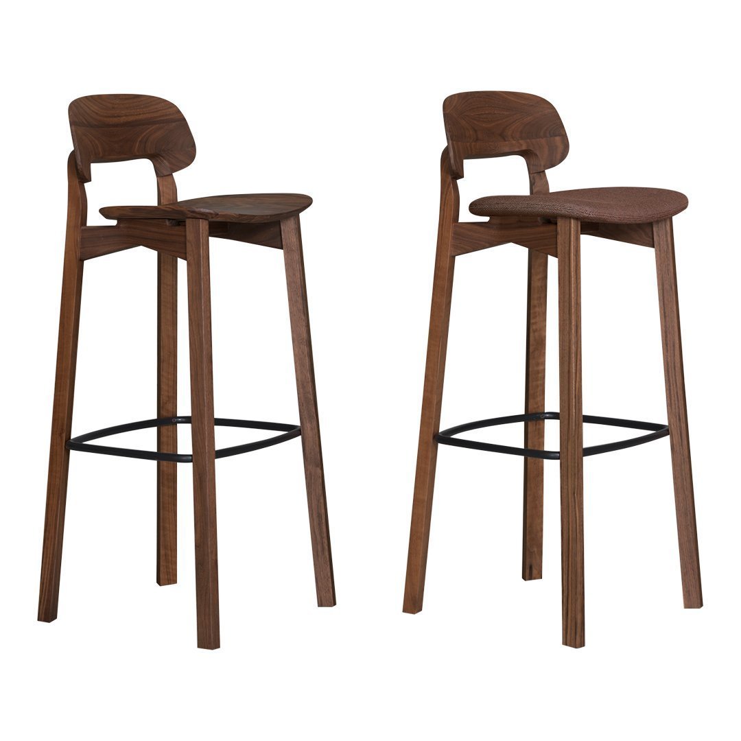 Nonoto Bar Stool - Seat Upholstered