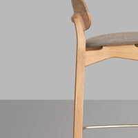 Nonoto Bar Stool - Seat Upholstered