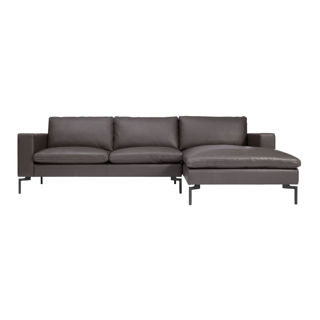New Standard Leather Sofa with Right Arm Chaise