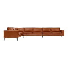 New Standard Large Leather Sectional Sofa