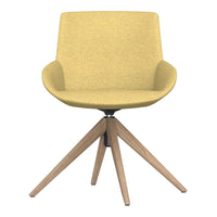 Noom Series 30 Armchair w/ French Seams - Pyramid Wood Base