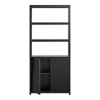 Open Plan Tall Bookcase with Storage