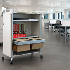 On Time 33 Mobile Storage Cabinet