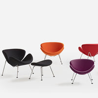 Orange Slice Footstool