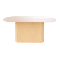 P.O.V. Oval Bar Table - Beech