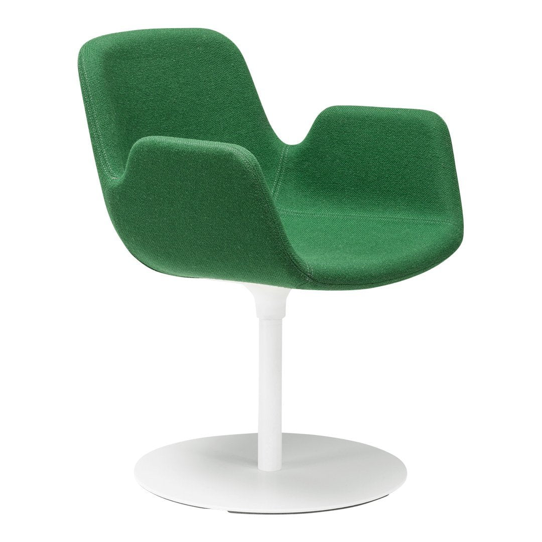 Pass Office Chair, Round Base - Upholstered