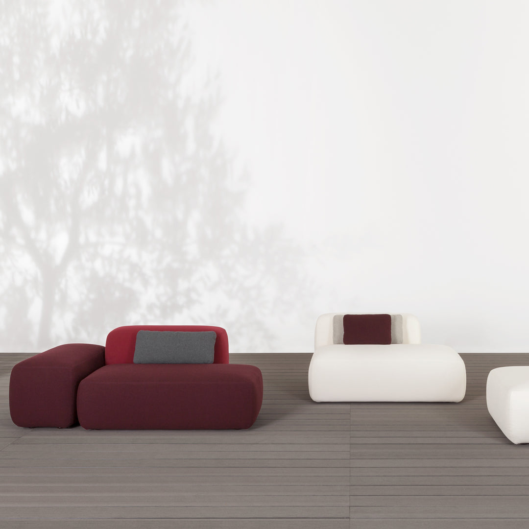 Plus Outdoor Rectangular Pouf