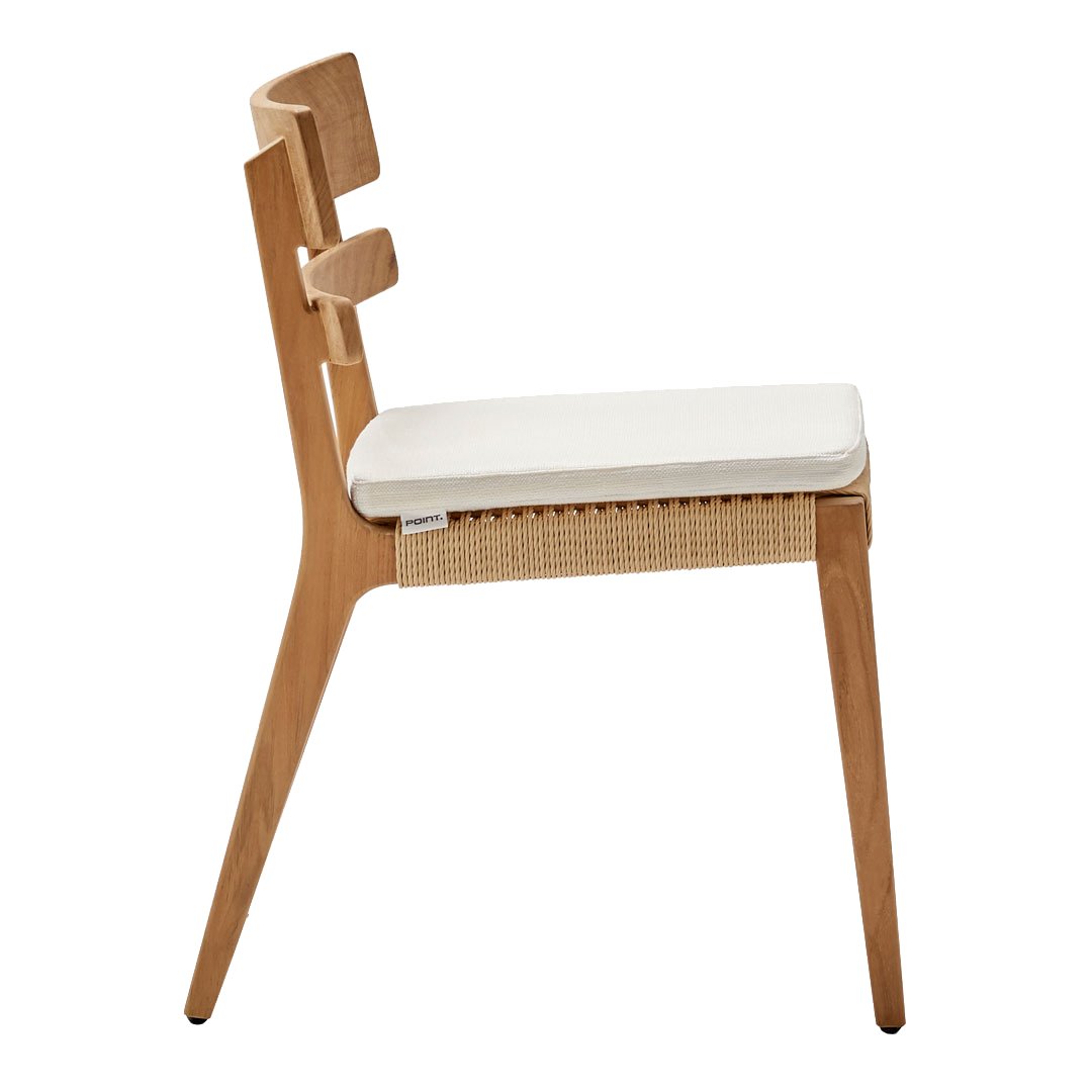 Paralel Outdoor Dining Chair w/ Seat Cushion