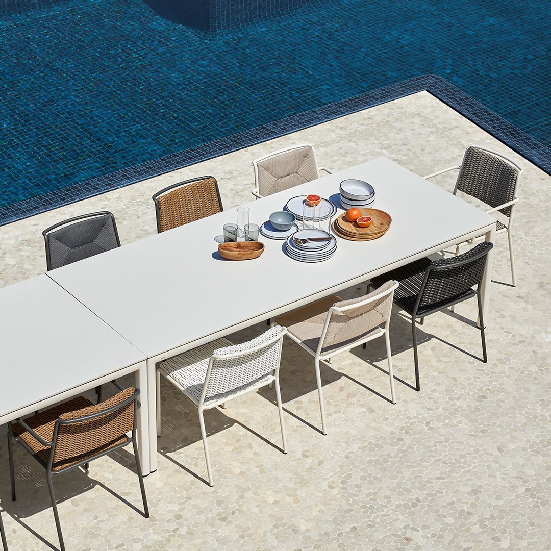 Summer Outdoor Rectangular Dining Table
