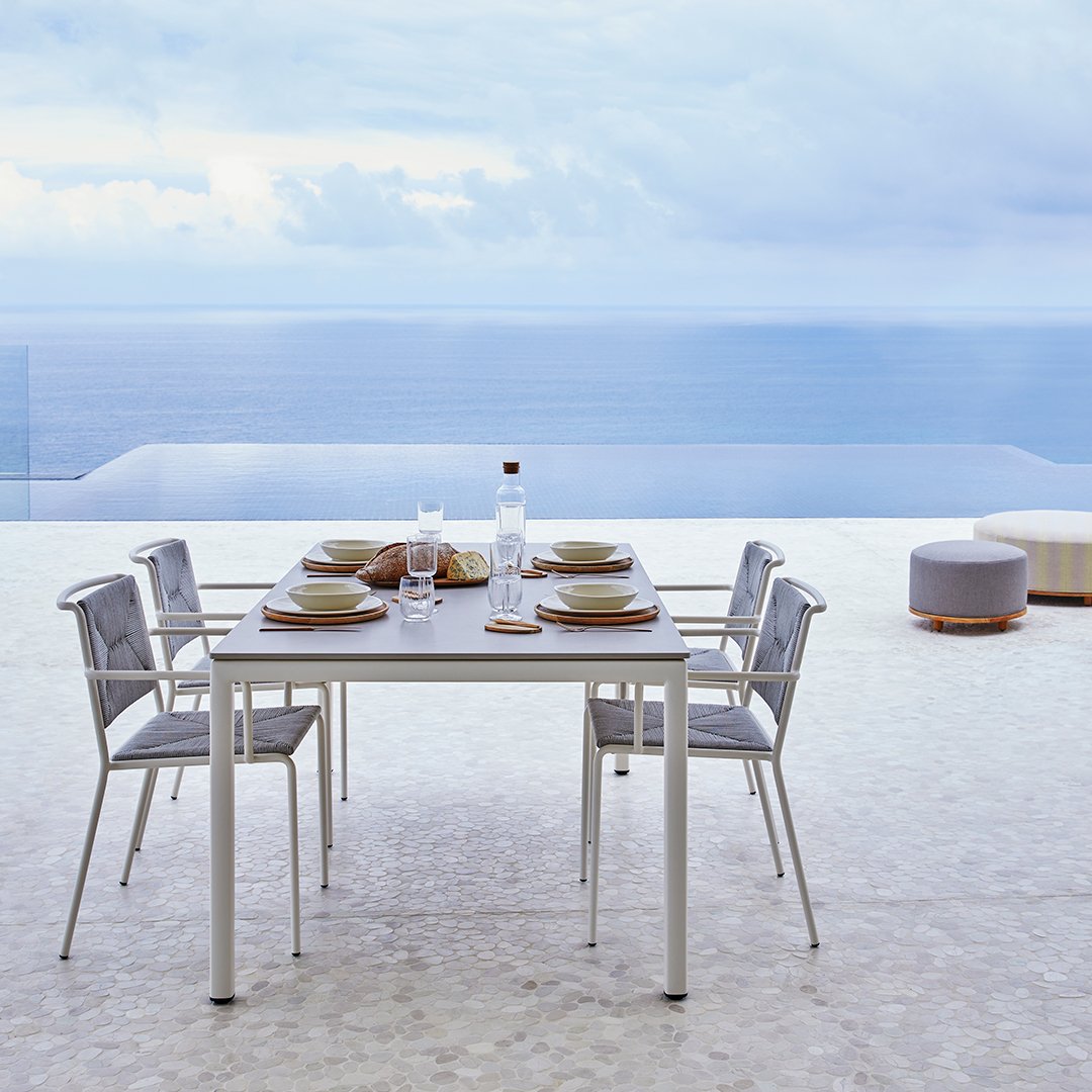 Summer Outdoor Rectangular Dining Table