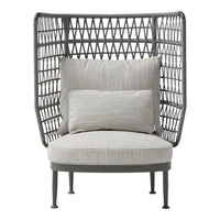Curio Outdoor High Back Lounge Chair